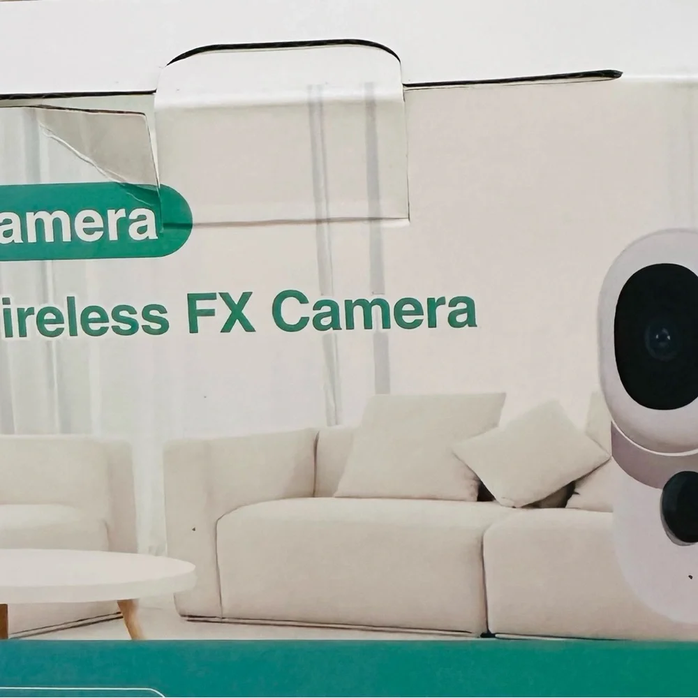 Indoor/outdoor EcoSafw FX wireless Camera Comes with optional Solar Panel